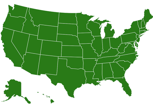 USA map