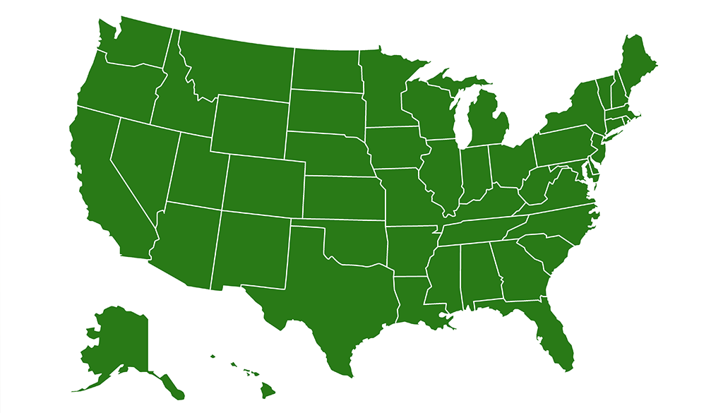 USA map